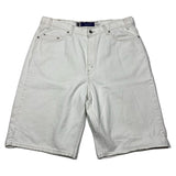 Vintage Levi's Silver Tab Shorts White Sz. 38