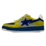 BAPE Sta Patent Leather Blue/Yellow Sz. 12