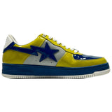 BAPE Sta Patent Leather Blue/Yellow Sz. 12