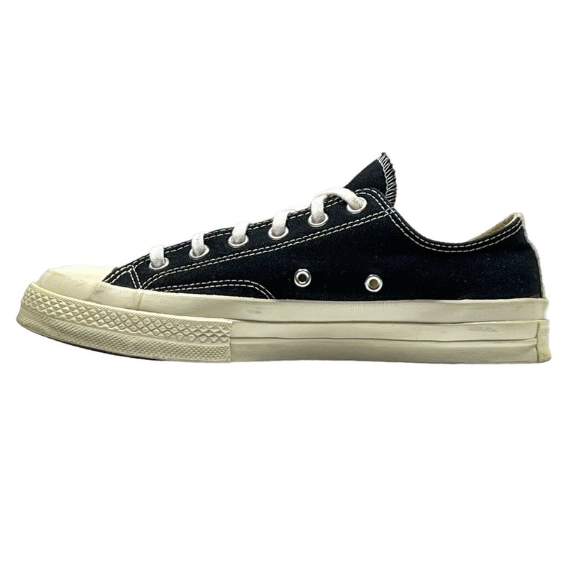 CDG Play X Converse Chuck Taylor Low Heart Black Sz. 8