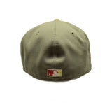 New Era Cleveland Indians Fitted Olive/Sand Sz. 7 1/8