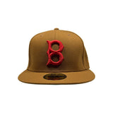 New Era Boston Red Sox Rolling Papers Fitted Brown/Red Sz. 7 1/4