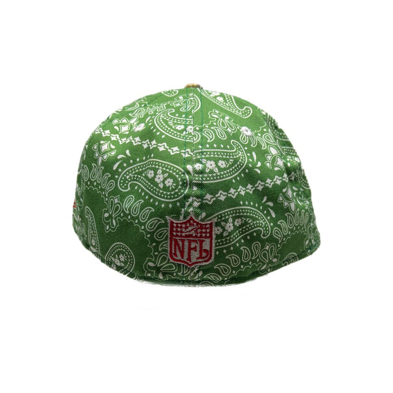 New Era Giants Paisley Camo Fitted Green Sz. 7 1/4