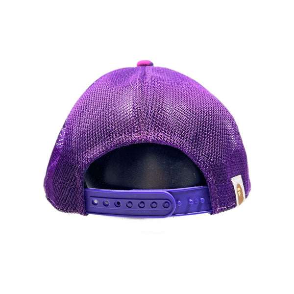 BAPE ABC Camo NYC Logo Trucker Purple