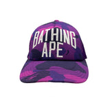 BAPE ABC Camo NYC Logo Trucker Purple