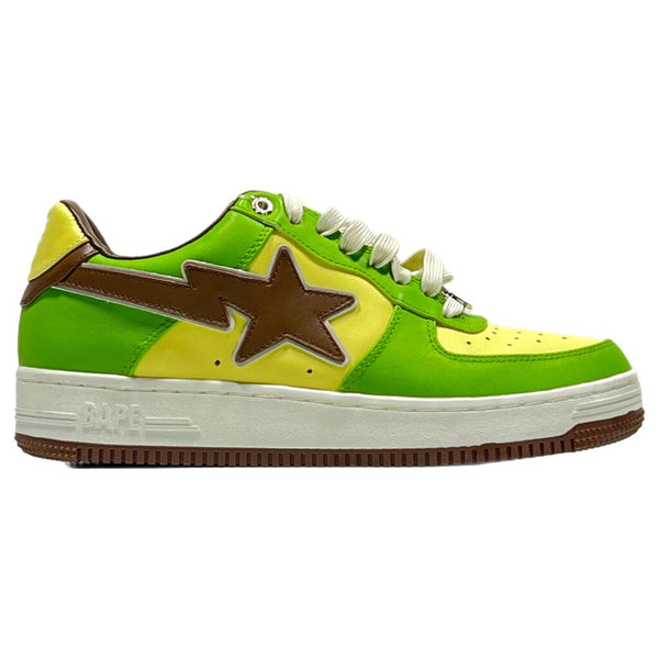 BAPE Sta Green/Yellow Sz. 8.5