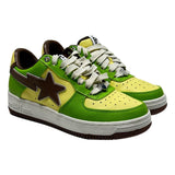 BAPE Sta Green/Yellow Sz. 8.5