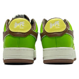 BAPE Sta Green/Yellow Sz. 8.5