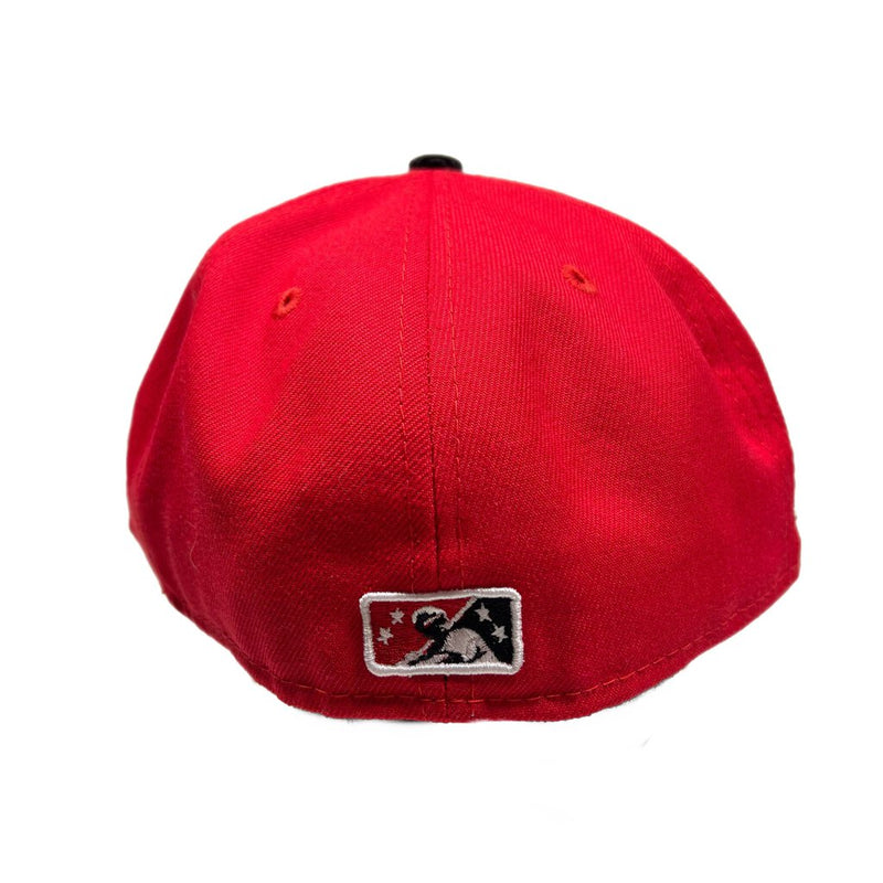 New Era Bisons Fitted Red/Black Sz. 7 1/4