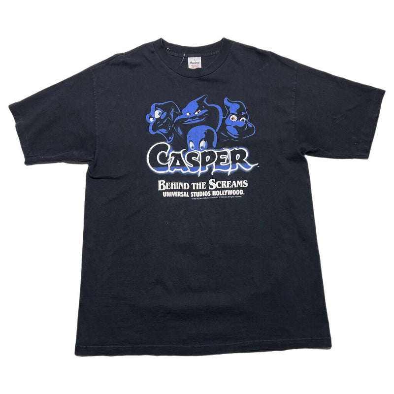 Vintage 1995 Casper Behind The Screams Tee Black Sz. XL