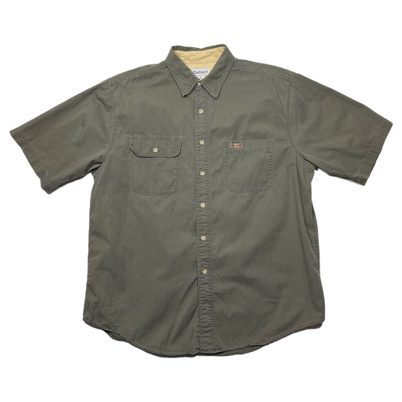 Vintage Carhartt Button Up Olive Sz. L