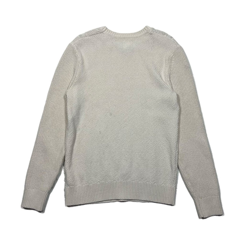 Vintage GAP Heavy Knit Crewneck Sweater White Sz. L