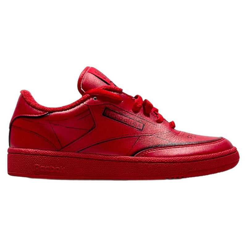 Maison Margiela x Reebok Club C Vector Red Sz. 7Y | No Box