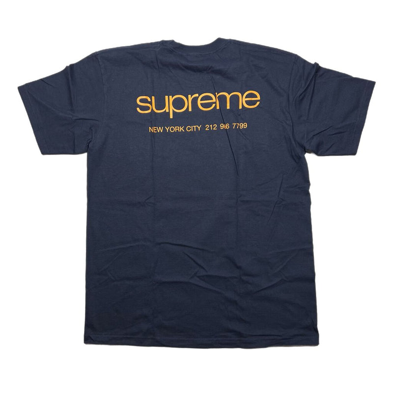 Supreme New York Tee Navy Sz. L