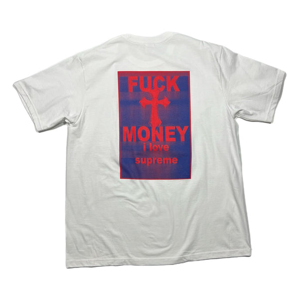 Supreme Fuck Money Tee White Sz. XL