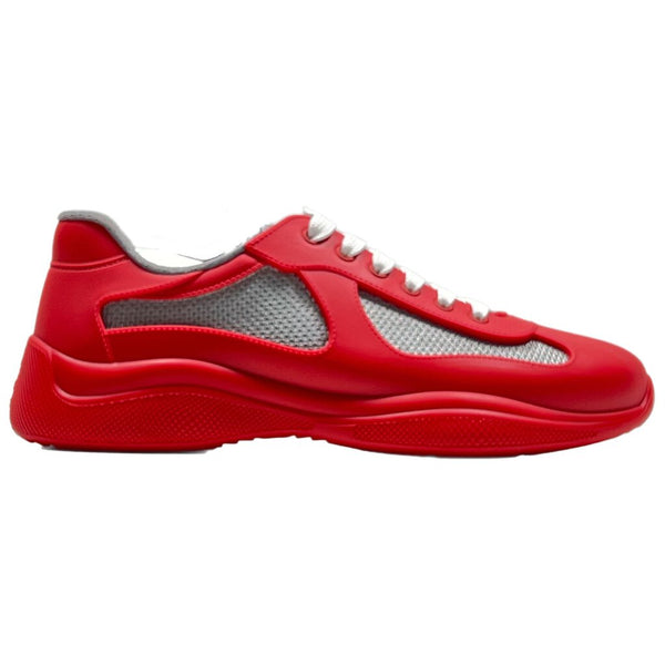 Prada America Cups Rubber Red Sz. 44