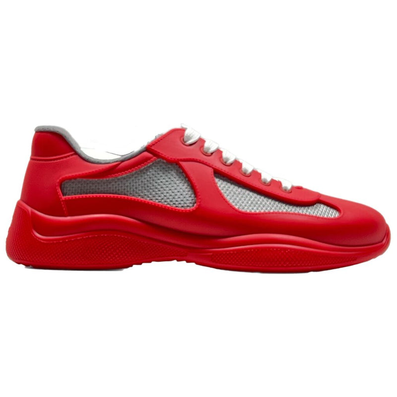 Prada America Cups Rubber Red Sz. 44