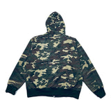Vintage Woodland Camo Zip Up Jacket Sz. L