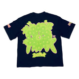 Hyde Park TM Logo Tee Black/Green Sz. S