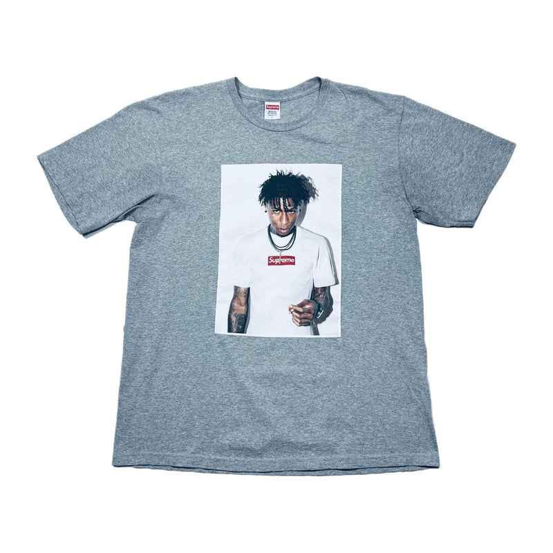 Supreme X NBA Youngboy Tee Grey Sz. L