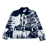 Brigade U.S.A Script Work Jacket Black/White Sz. L