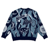 Neighborhood x x BAPE Relaxed Fit Knitted Pullover Grey Sz. XXL