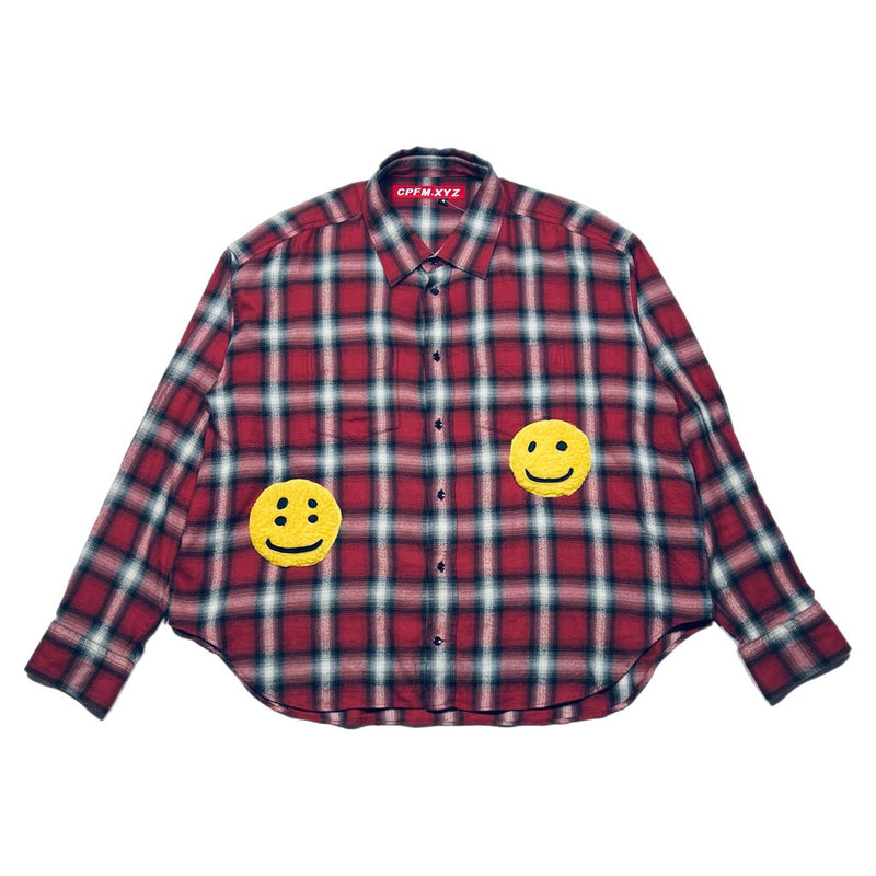 CPFM Smiley Flannel Red Sz. 4