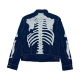 Kapital Bone Denim Jacket Indigo Sz. 44