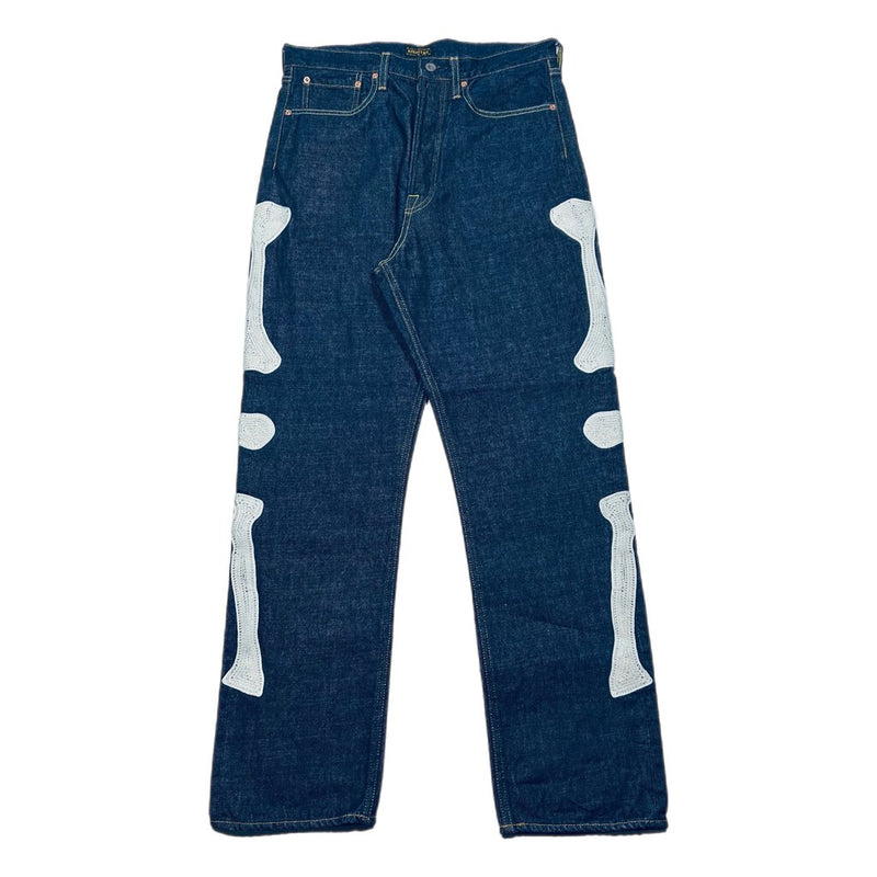 Kapital Bone Denim Jeans Indigo Sz. 32