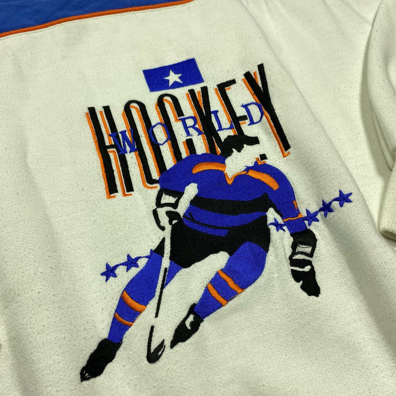 90's Hockey Vintage Crewneck Sz. M