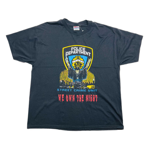 Vintage Skull Police Dept. Tee Sz.XL