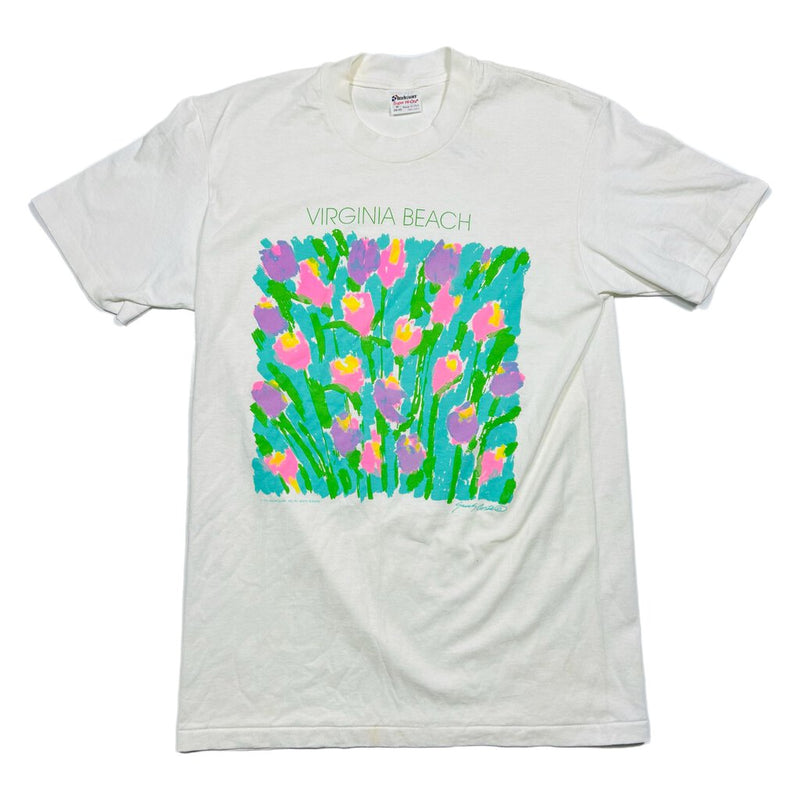 1995 Virginia Beach Floral Tee Sz. XL