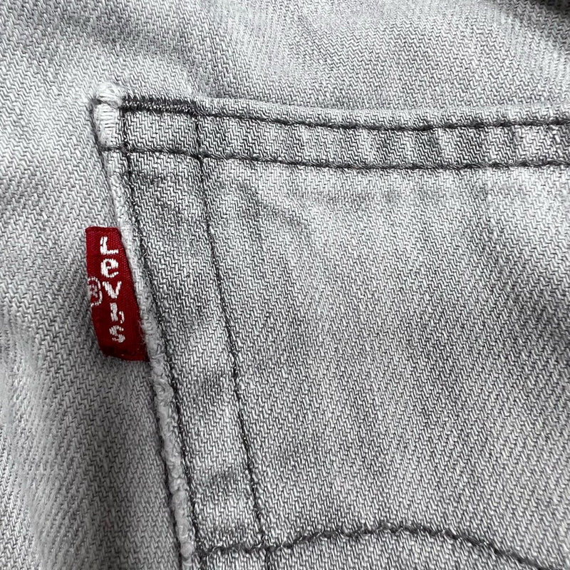 Vintage Y2K Levi's 505 Jeans Light Grey Sz. 34 x 30