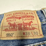 Vintage Y2K Levi's 550 Jeans Blue Sz. 38 x 30