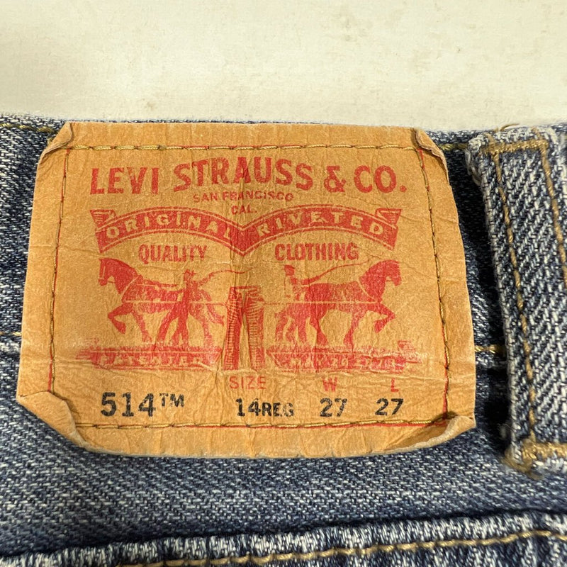 Vintage Y2K Levi's 514 Straight Cut Jeans Blue Sz. 27