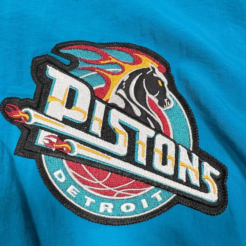 Vintage Mitchell & Ness Detroit Pistons Track Jacket Blue Sz. XL