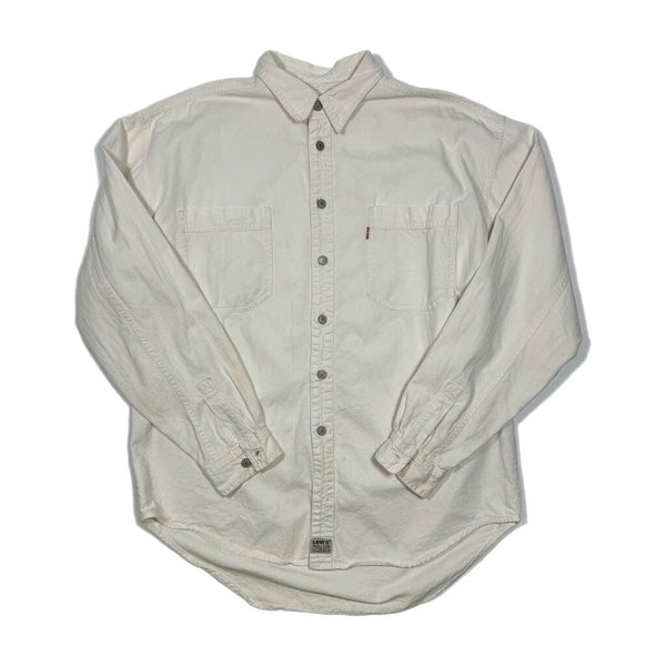 Vintage Levi's Button Up Shirt White Sz. L