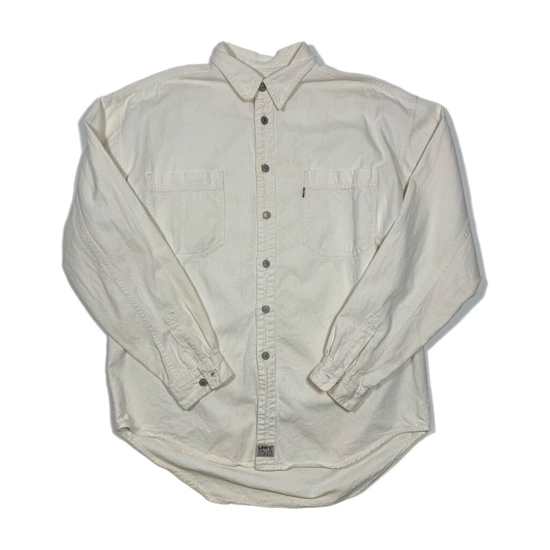 Vintage Levi's Button Up Shirt White Sz. L