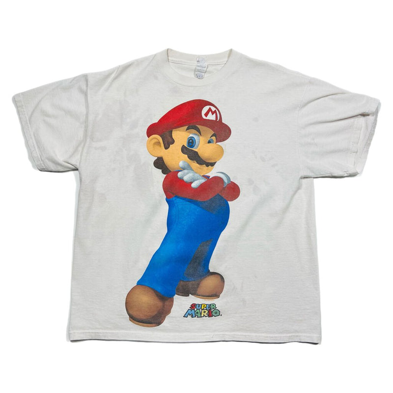 Vintage Super Mario Tee White Sz. L