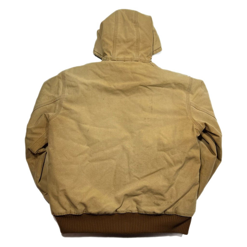 Vintage Carhartt Duck Hooded Jacket Tan Sz. M