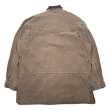 Vintage Carhartt Blanket Lined Button Down Barn Jacket Brown Sz. XL