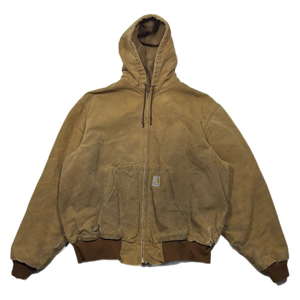 Vintage Carhartt Hooded Jacket Tan Sz. XXL