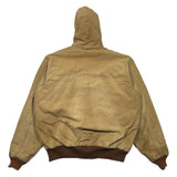 Vintage Carhartt Hooded Jacket Tan Sz. L