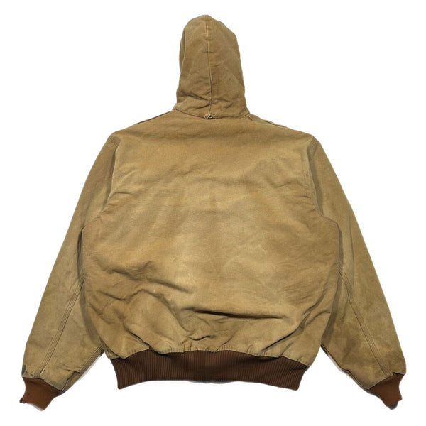 Vintage Carhartt Hooded Jacket Tan Sz. L