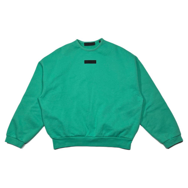 FOG Essentials Center Silicone Logo Crewneck Mint Leaf Sz. S