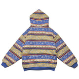 Pleasures Paisley Heavy Hoodie Blue/Red Sz. M