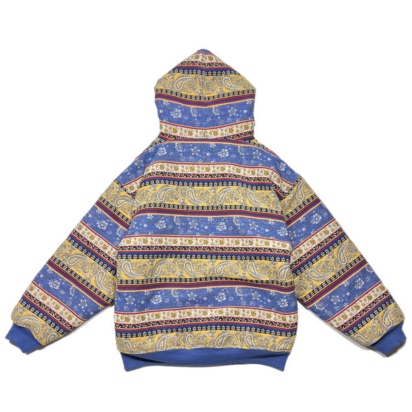 Pleasures Paisley Heavy Hoodie Blue/Red Sz. M