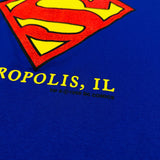 1998 Superman Metropolis Tee Blue Sz. M